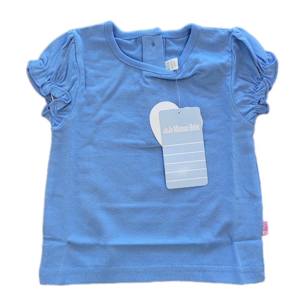 NWT Jojo Maman Bebe Girls Pretty T Shirt Size 6-12mo